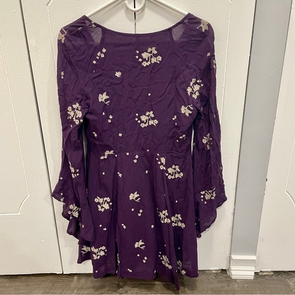 Free People Jasmine Floral Embroidered Kimono Dress - Picture 2 of 12